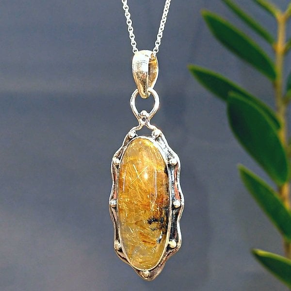 Gold Beril Kolye